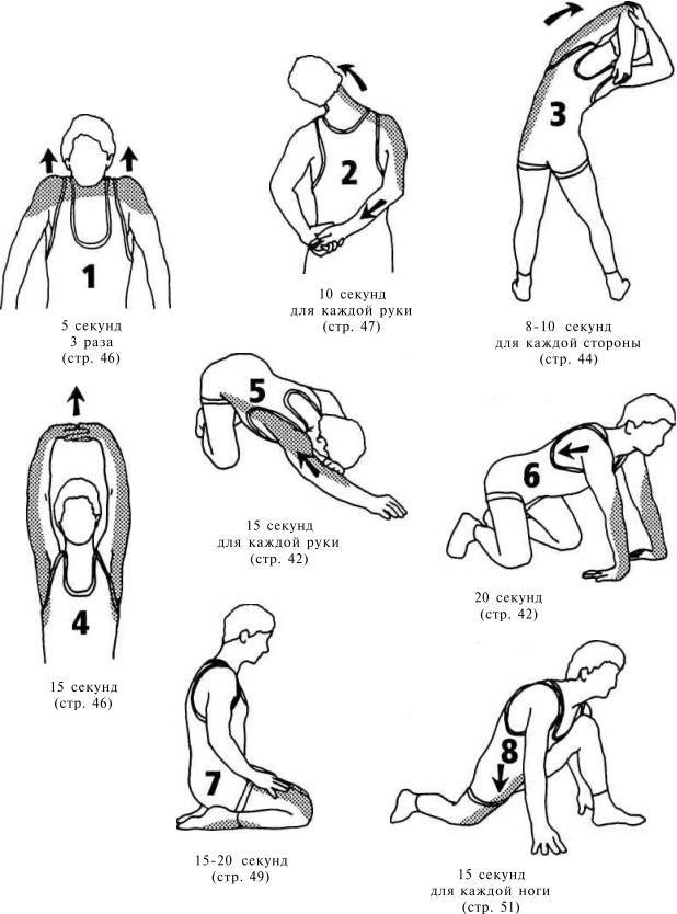 Разминка перед растяжкой: упражнения для разогрева мышц