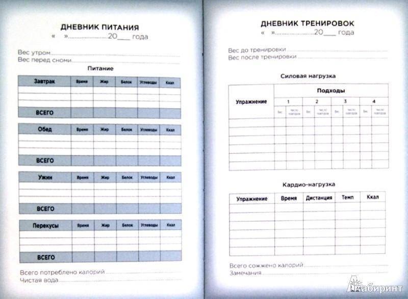 Как вести дневник тренировок: примеры и советы для мужчин и женщин | vseoallergii.ru