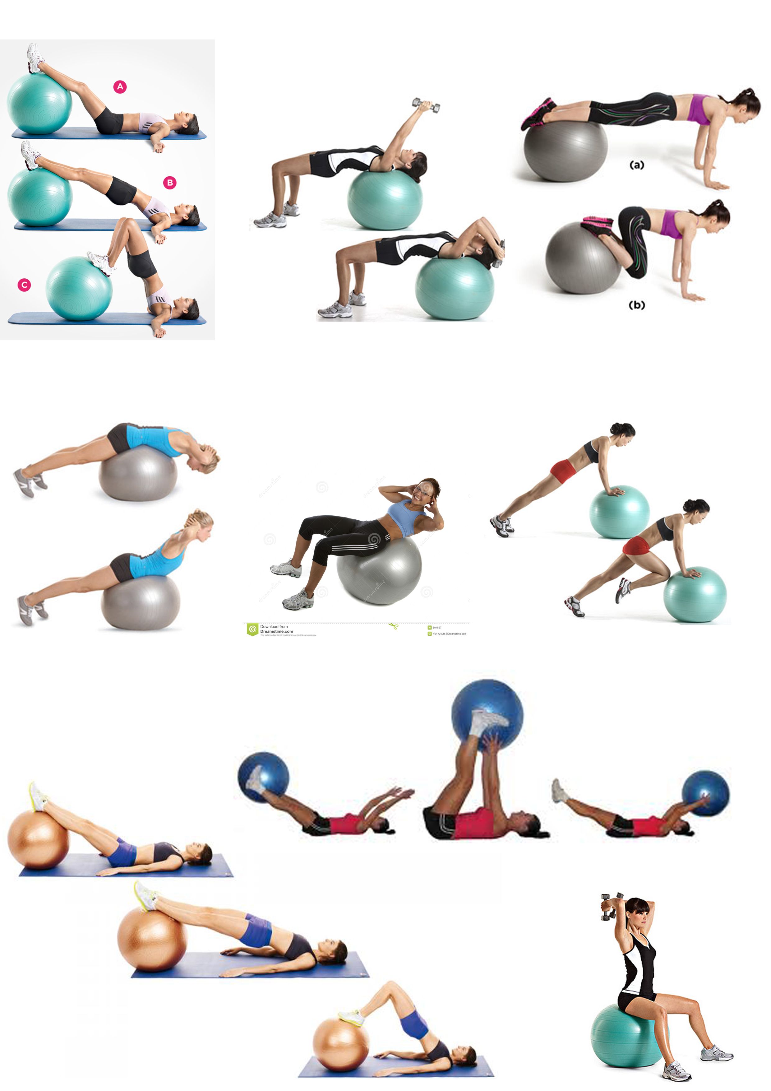 Эффективные упражнения с фитболом (гимнастическим мячом) для красоты и здоровья | rulebody.ru — правила тела
