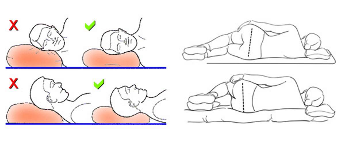 В каком положении лучше спать: позы для правильного положения головы, шеи, плеч, спины и ног для сна