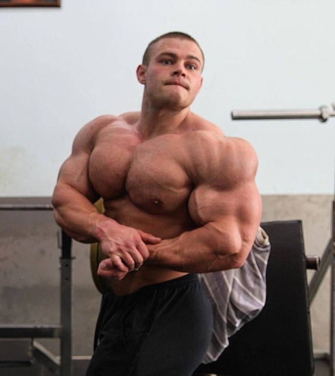 Alexei lesukov is a promising russian bodybuilder