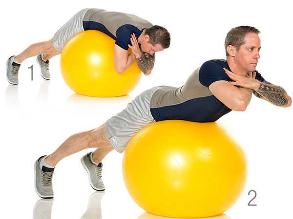 Упражнения для спины на фитболе: видео, занятия с гимнастическим мячом для позвоночника