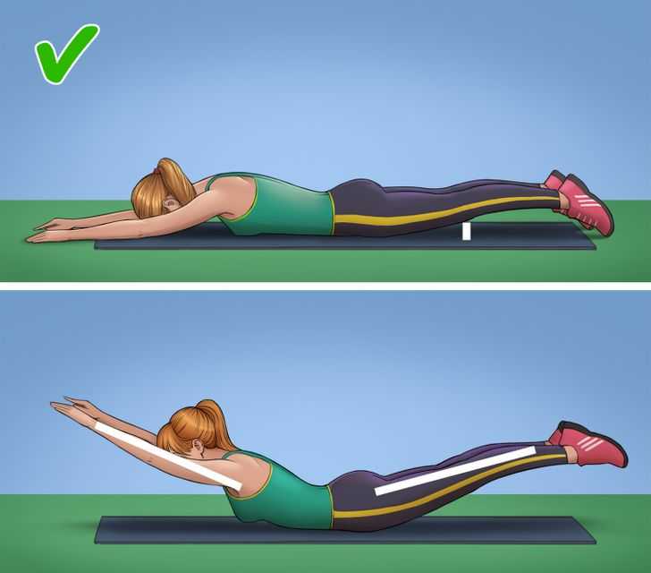 Упражнение «лодочка» для спины: как правильно делать, польза и 4 разновидности