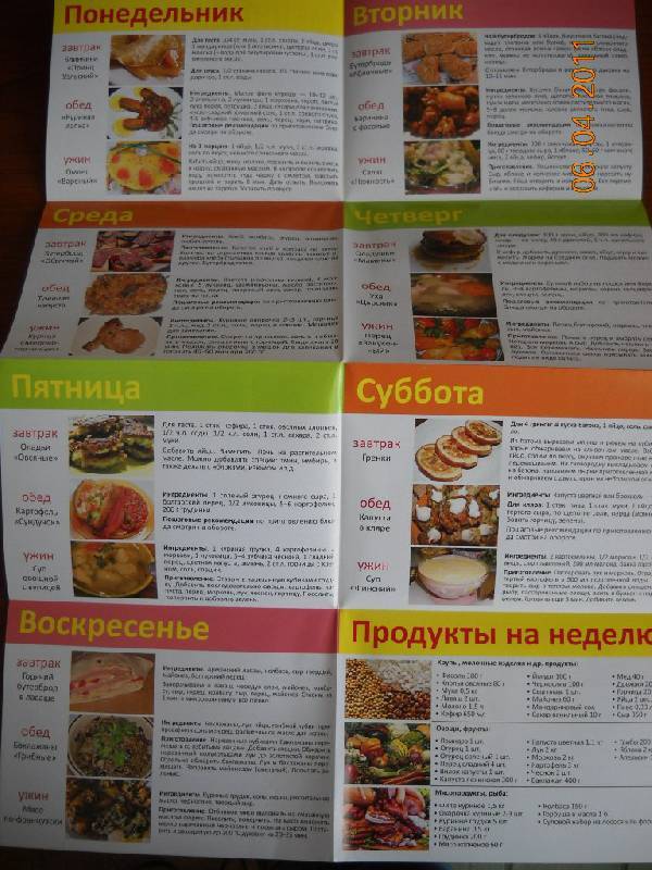 Лёгкий способ планирования питания на сервисе menu prosto