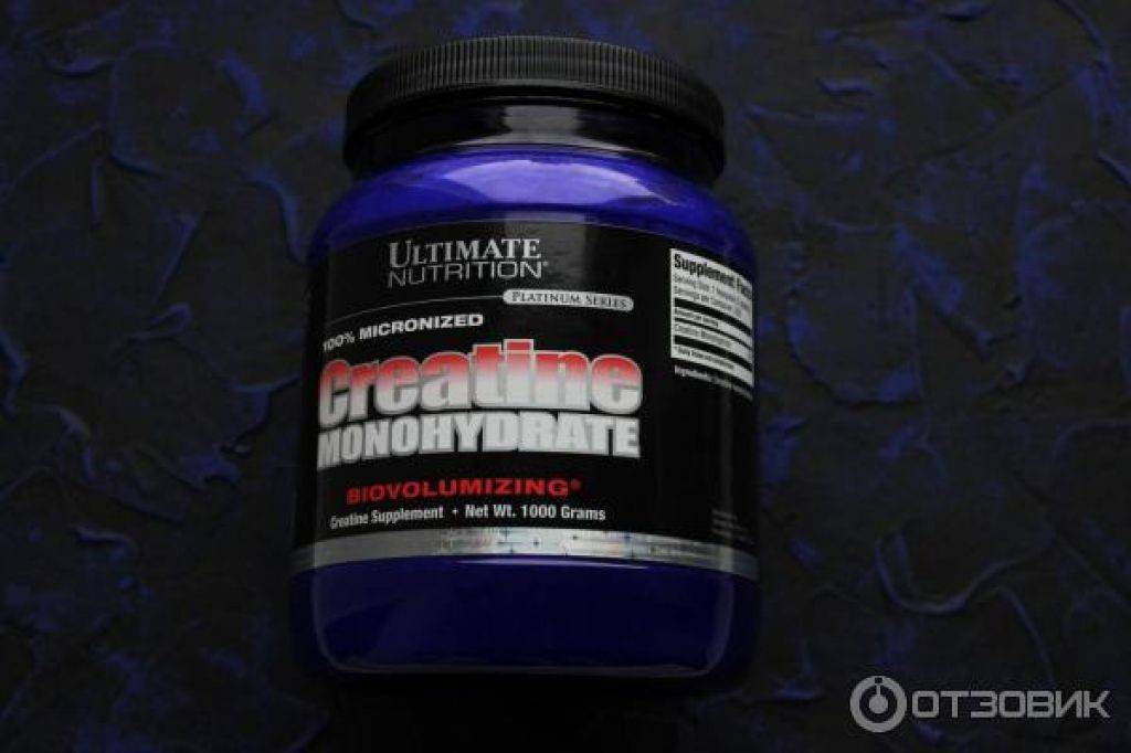 Creatine monohydrate (ultimate nutrition)
