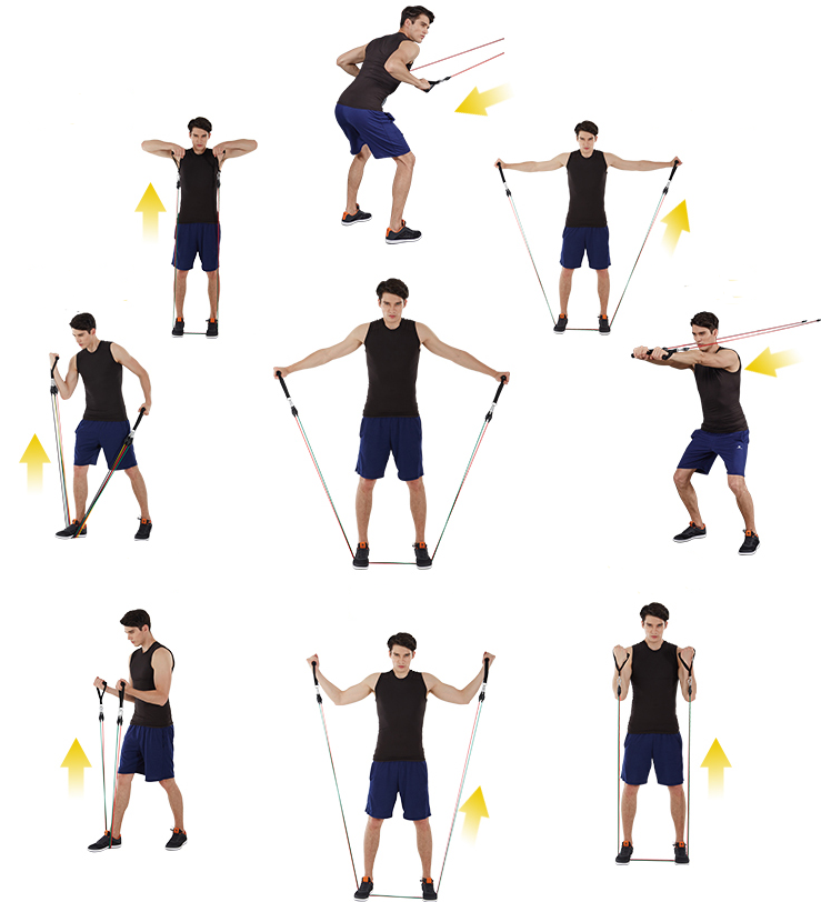 Трубчатый эспандер: упражнения для мужчин и женщин