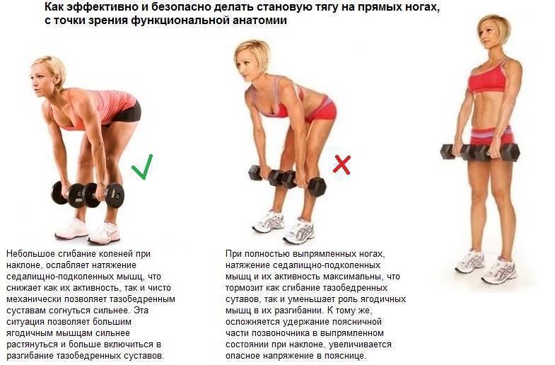 Румынская становая тяга со штангой: техника выполнения упражнения